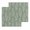 Green, variant on Red Botanical Kitchen Dish Towels for Drying Dishes Set of 4, Pastoral Elegant Spring Floral Waffle Weave Microfiber Hand Tea Bathroom Towels Quick Dry & Absorbent Towel 15.7x23.6