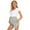 Gray, variant on AKAFMK Women's Maternity Shorts Over Belly,Maternity Summer Clothes,Women Casual Comfortable Pockets Loose Contrast Color Pregnant Shorts
