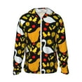 thumbnail image 2 of Uemuo Farm Goose Pattern Women's Full Zip UPF 50+ Sun Protection Hoodie Jacket Long Sleeve Sun Shirt Hiking Outdoor Performance with Pockets-Large, 2 of 9