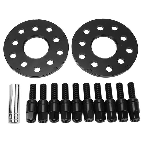 Wheel Spacers,2pcs 8mm/0.31in Aluminium Alloy Wheel Adapters Hub Centric Wheel Adapters Striking Appearance