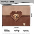 thumbnail image 7 of COEQINE SUV Cargo Mat for Dogs, Durable Trunk Floor Mat Machine Washable Easy to Clean Pet Accessories for Dogs Cats Fit for Most Sedans, SUVs, Golden Retriever Heart Paw, 7 of 7