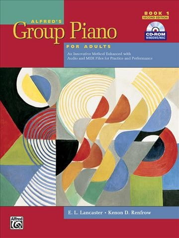 Pre-Owned Alfred's Group Piano for Adults Student Book 1 (Second Edition): An Innovative Method Enhanced With Audio and Midi Files for Practice and Performance (Alfred's Group Piano for Adults)