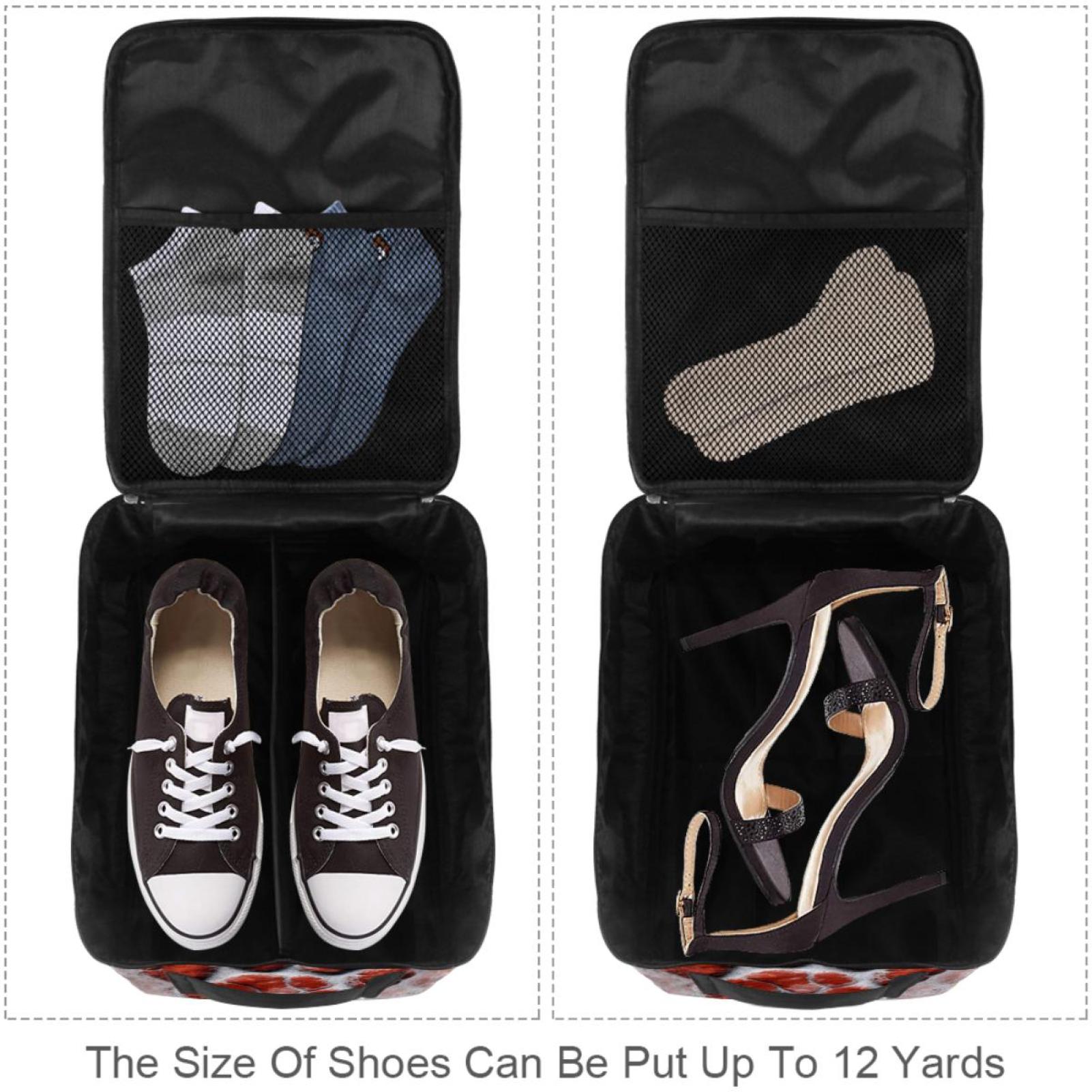 Print Premium Polyester Shoe Containers - Ideal 9x12in Shoe Box Storage Organizer for Clutter-Free Closet - Durable & Spacious - for Sneakers & High Heels
