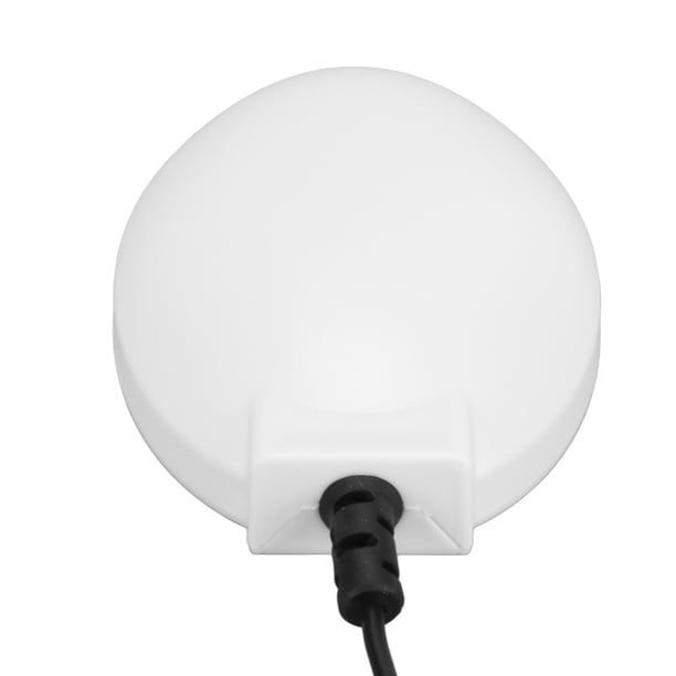 Descongelador De Baño Para Pájaros, Calentador De Agua Para Baño De Pájaros, Carcasa De Plástico Universal, Seguro, Controlado Termostáticamente Para Patio ANGGREK Blanco