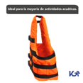 thumbnail image 3 of Chaleco Salvavidas Fluorescente Naranja Extra Grande Adulto naranja, 3 of 8