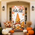 thumbnail image 6 of Tyidzon Thanksgiving Banner, 35 x 71 inch Maple Leaves and Pumpkin Fall Door Cover for Farmhouse Harvest Thanksgiving Decorations, 6 of 6
