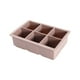 thumbnail image 1 of Bearachild Molde para cubitos de hielo, portátil, lavable, Flexible, resistente al calor, 6 rejillas, gelatina, pudín, pastel, bebida, hogar, cocina, Cocina y Comedor Rosado Bearachild HA065708-03, 1 of 6