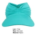 thumbnail image 7 of Shenmeida Womens Sun Visor Hat Wide Brim Summer UPF 50+ UV Protection Beach Sport Cap, 7 of 7
