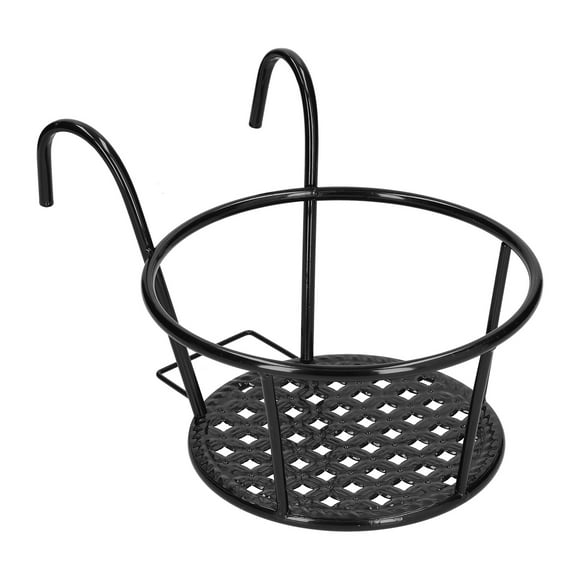Hanging Railings Planter Chlorophytum Flower Window Sill Balcony Containers Suspension European Style for Green Radish