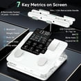 thumbnail image 5 of 8-Electrode Body Fat Scale, High Precision Analyzer Tracks 50+ Metrics, Scale for Body Weight, with BMI, Body Fat, Muscle Mass, Full Body Composition Analyzer, 5 of 11