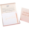 thumbnail image 1 of Livre d'Or de Mariage Alternative avec Stylo Réception de Mariage pour Invités à Signer Livre d'Or Blanc pour Fête Commémorative Anniversaire 1ML, 1 of 3