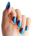 thumbnail image 2 of Kiss Impress Color FX  Short Oval Press on Nails, Blue, 30 Pieces, 2 of 12