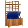 thumbnail image 2 of vidaXL Storage Box Brown Solid Acacia wood 39 x 19.7 x 63 in Storage Box, 2 of 19