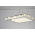 thumbnail image 3 of Bethel International LED Chandelier Chrome Stainless Steel & Crystal, 3 of 5