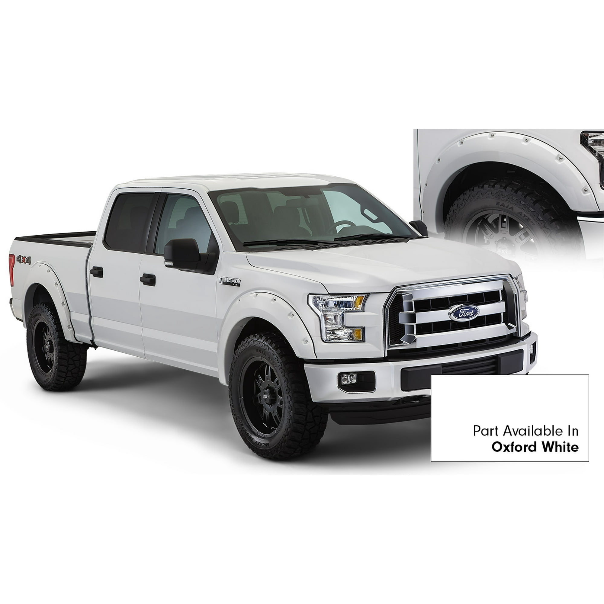 Bushwacker 20935 12 Fender Flare Pocket Style R 1 1 2 Inch Tire