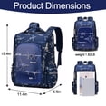 thumbnail image 2 of Sanmadrola Kids Backpack for Boys&Girls Bookbags Preschool Backpack Toddler Daycare School Bag Elementary Kindergarten Lightweight Waterproof Travel Bag with Padded Straps, Fighter, 2 of 6