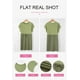 thumbnail image 3 of Vestido BLENCOT de manga corta casual de verano para mujer P2309, 3 of 6