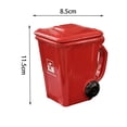 thumbnail image 3 of Funny Trash Can Shaped Ceramic Coffee Mug with Lid Novelty Recycling Bin Design for Office Desk Drinking Tea Cup Gag Gift for Coworkers Friends, 3 of 8