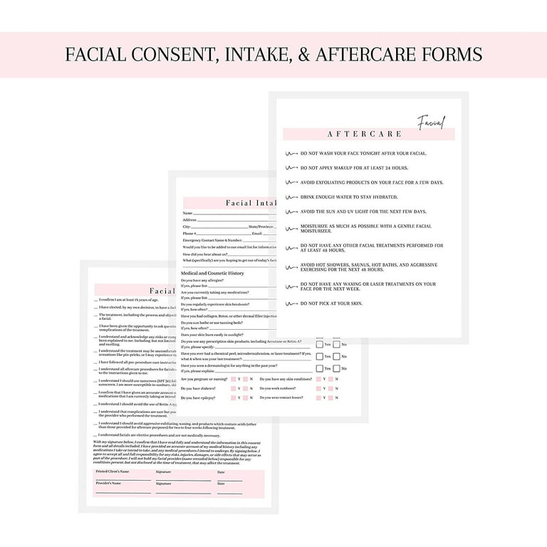 facial-consent-form-intake-form-aftercare-form-75-pack-8-5x11-inch-paper-size-form-25-consent-forms-25-client-intake-forms-25-aftercare-forms-walmart-com