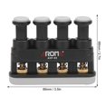 thumbnail image 3 of AROMA AHF‑05 Guitar Finger Grip Strengthener Exerciser Trainer for Piano Training EquipmentBlack, 3 of 4