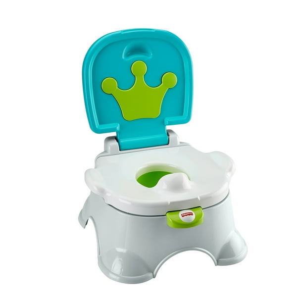 FisherPrice Royal Stepstool Potty, Blue Crown