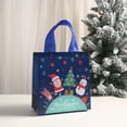 thumbnail image 6 of Christmas Gift Bags, Heavy Duty Tote Bags, Reusable Non Woven Christmas Gift Bags with Handles for Holiday Gift Wrapping, Multicolor, 9.1 x 8.7 x 4.3 Inches Durable Waterproof Grocery Bags, 6 of 7