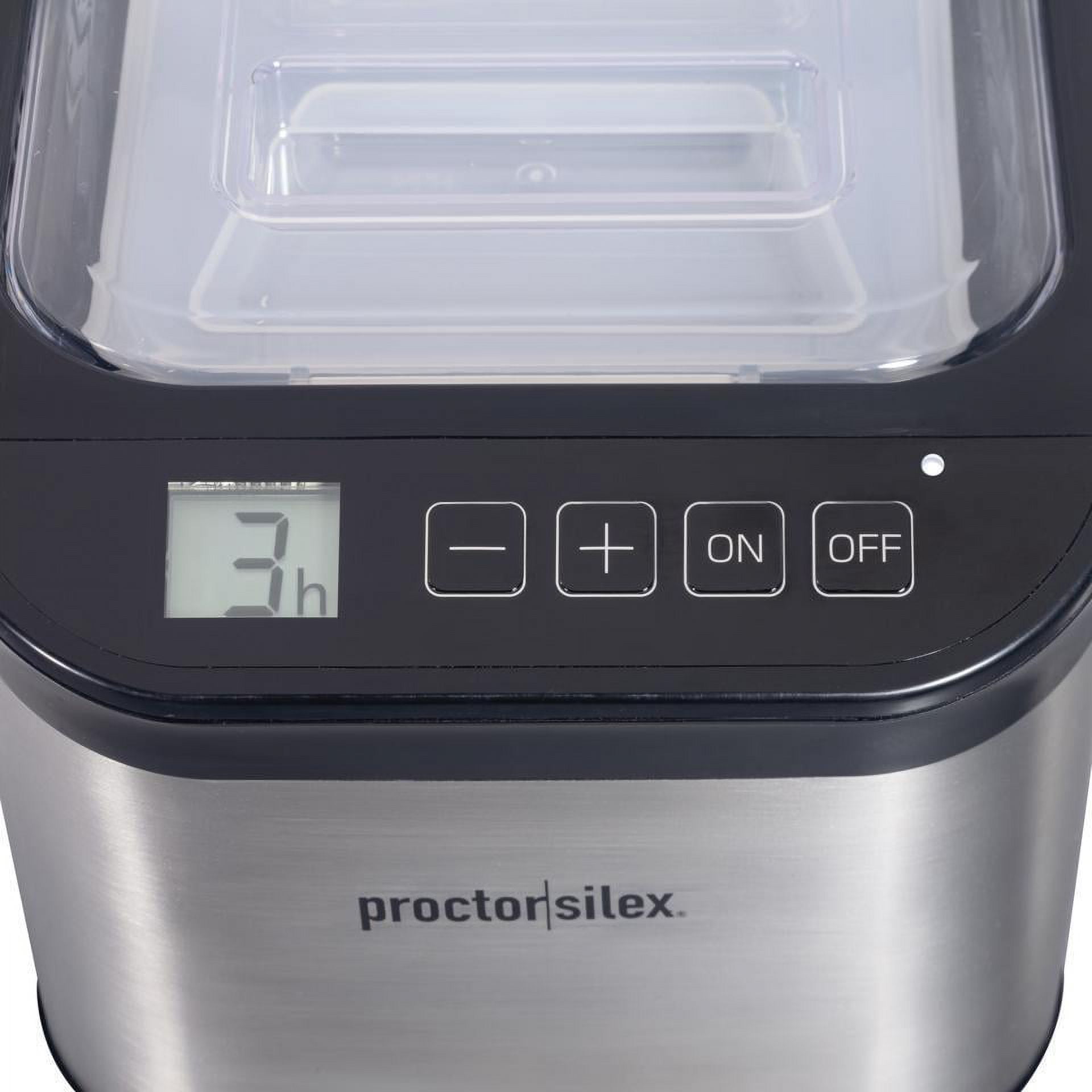 Proctor Silex 1 qt. Stainless Steel Yogurt Maker, Silver