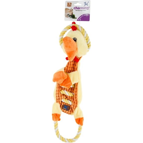 Charming Pet 61173 Chicken - Ropes-A-Go-Go Pet Toy