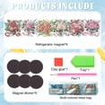 thumbnail image 2 of 6pcs Diamond Painting Kit Fridge Magnets Vibrant Floral DIY Glitter Magnetic Stickers Creative Handmade Fridge Decor Perfect for Kitchen Accents and Holiday Gifts, 2 of 7
