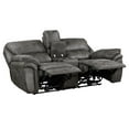 thumbnail image 5 of Lexicon Proctor 2-Piece Microfiber Power Reclining Sofa Set in Gray, 5 of 14