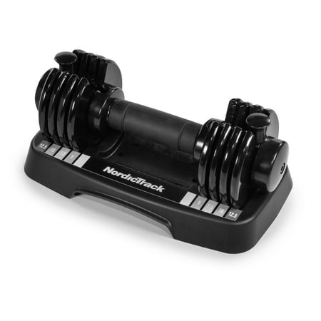 NordicTrack 12.5 lb. Adjustable Dumbbell with Storage Tray, Sold Individually
