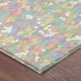 thumbnail image 3 of Addison Rugs Chantille Indoor/Outdoor Transitional Geometric Mint Machine Washable Round Rug, 8' x 8', 3 of 8