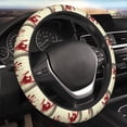 thumbnail image 3 of Lsque Bloody Hand1 Ultra Soft Car Steering Wheel Cover for Women, Standard 15 inch Size for Truck Van SUV Auto, 3 of 8