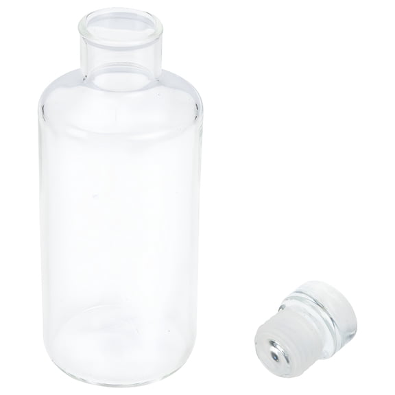 ACDANC White Water Bottle Glass Water Bottle with Lid Reusable Glass Drinking Bottles Water Bottle Suitable For Drinks Juices Sodas 300ml