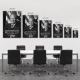 thumbnail image 4 of Smile Art Design 38th President of The United States of America Gerald Rudolph Ford Portrait Motivational Quote Inspirational Canvas Wall Art Print American History Office Living Room Decor 36x24, 4 of 4