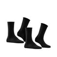 thumbnail image 2 of Falke Women's Socks, 2-Pack - Happy, Short Socks, Rolled Cuffs Black 39-42 (Uk 5,5-8), 2 of 5