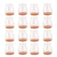 thumbnail image 1 of 16 protectores de suelo para patas de silla, transparentes, redondos, resistentes a los arañazos, silenciosos, de fieltro de silicona, fundas para muebles, 2,4x2,8x2,8cm/0,9x1,1x1,1 pulgadas, 1 of 14