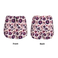 thumbnail image 3 of Balery Skull lips record Guitar Pantalones cortos deportivos para mujer con forro y dos bolsillos, elásticos, para entrenamiento, gimnasio, yoga-Small, 3 of 7