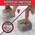 thumbnail image 3 of Monster Adventure Terrain 107 Piece Paintable Rock Formation Expansion Set - Fully Modular and Stackable 3D Table Top World Builder Compatible with DND Dungeons Dragons, Pathfinder, and All RPG Games, 3 of 4