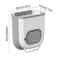 thumbnail image 4 of Sentmoon Trashcan Garbage Can Kitchen Wall Mounted Household Foldable Trash Can Kitchen Folding Trash Can Hanging Plastic Telescopic Storage Bin, 4 of 7