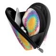 thumbnail image 4 of Portable Bags Clutch Pouch Zipper Smooth Built-In Compartment For Travel Vacation Business Camping Tie-Dye Pattern Bright Colors, 4 of 7