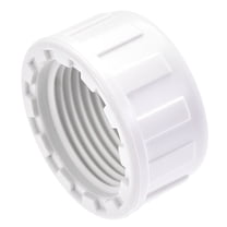 Uxcell G Pipe Fitting Cap Female Thread Hose Connector for Garden and Outdoor Water Pipes End 10Pcs White G3/4