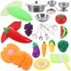 thumbnail image 4 of FELTECHELECTR 1 juego de juguetes de cocina simulados para niños, juguetes de cocina de simulación, juguetes de frutas interesantes, juguetes portátiles, 4 of 6