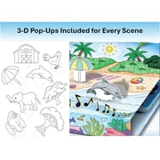 SNAP CIRCUITS: Snap & Draw - Color 3D Landscape Scenes & Build Sound Circuits, Activate Art With Science, STEAM Toy, Craft Activity Kit, Kids 4+