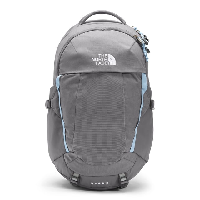 Mochila THE NORTH FACE Recon para mujer, gris zinc/azul claro