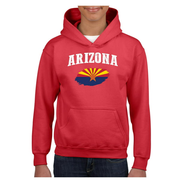 Mom's Favorite - Youth Arizona State Flag Hoodie For Girls and Boys ...