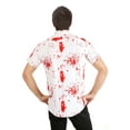 thumbnail image 5 of Bloody Haunted Halloween Button Up Shirt, 5 of 5