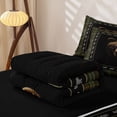 thumbnail image 5 of Erosebridal Wild Animals Bear Zipper Full Size Comforter Sets with Fitted Sheet and 2 Pillowcases,Wildlife Western Farmhouse Print Zipper Bedding Set For Boys,Black Reversible,4-Piece, 5 of 7