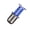 Blue, variant on High Visibility LED Flashing Motorcycle Brake Light Improves Nighttime Safety Weather Resistant for Rural Road