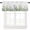 Green, variant on Beige Grey Curtain Valance for Windows/Kitchen/Living Room/Bedroom, Abstract Mottled Art Retro Modern Painting Rod Pocket Window Treatment Short Drape Topper Small Tier Cafe Curtains Panel 54X18